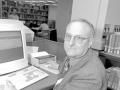 Mike at an awesome computer