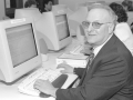 Mike at an awesome computer